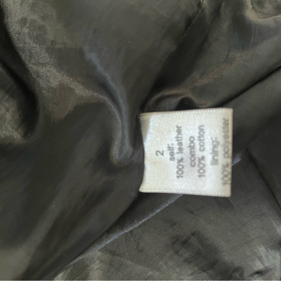 Cut 25 covertable leather jacket size 2 - Picture 9 of 11